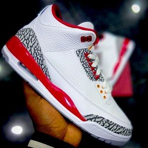 Jordan 3 Cardinal Red